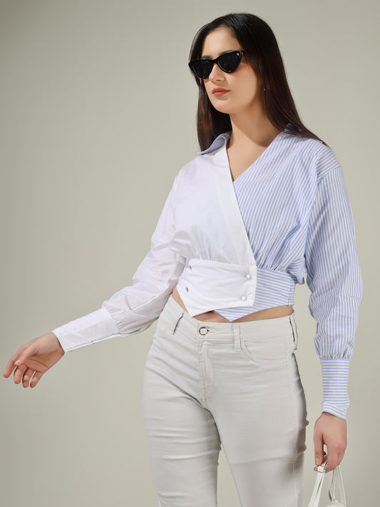 Rama Stripe Shirt Jacket