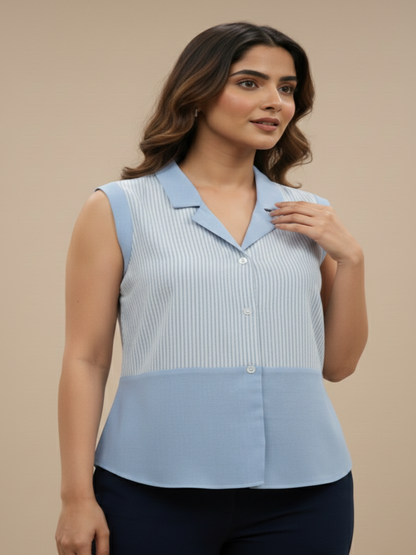 Skyline Panel Sleeveless Top