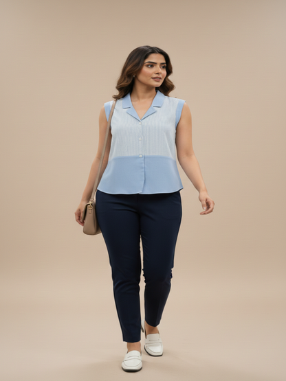 Skyline Panel Sleeveless Top