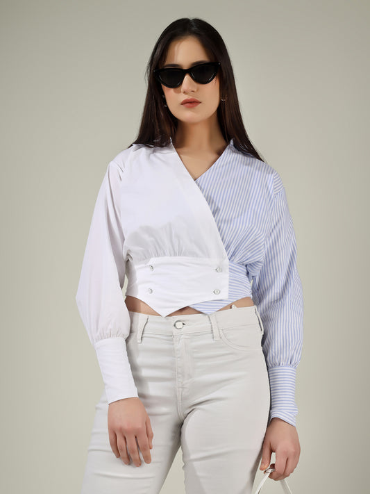 Rama Stripe Shirt Jacket