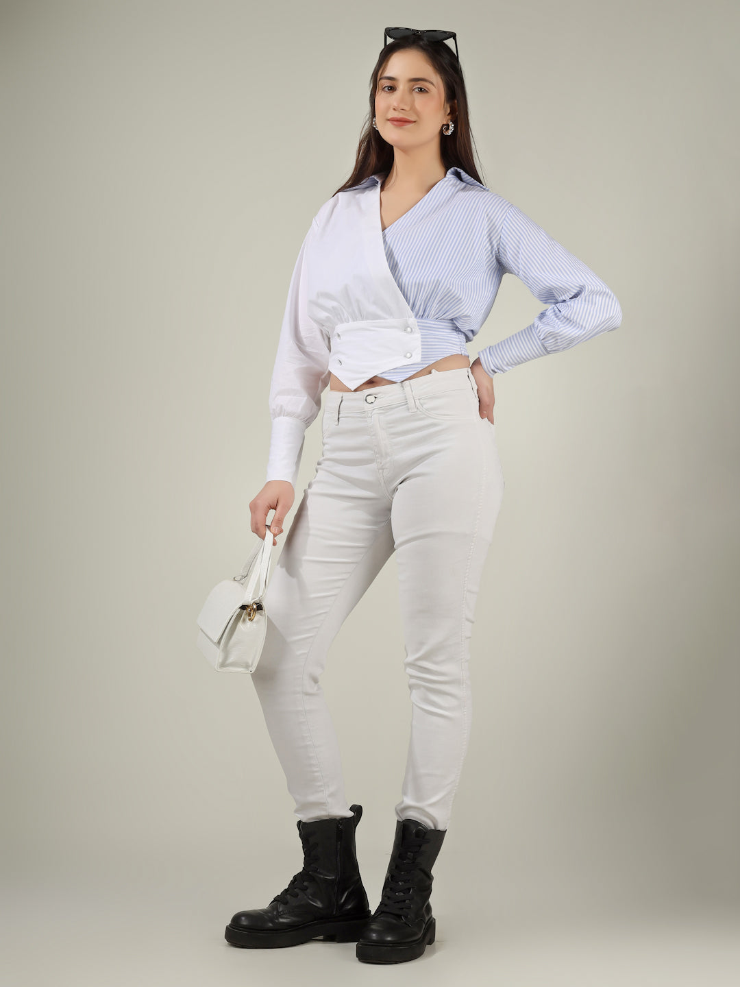 Rama Stripe Shirt Jacket