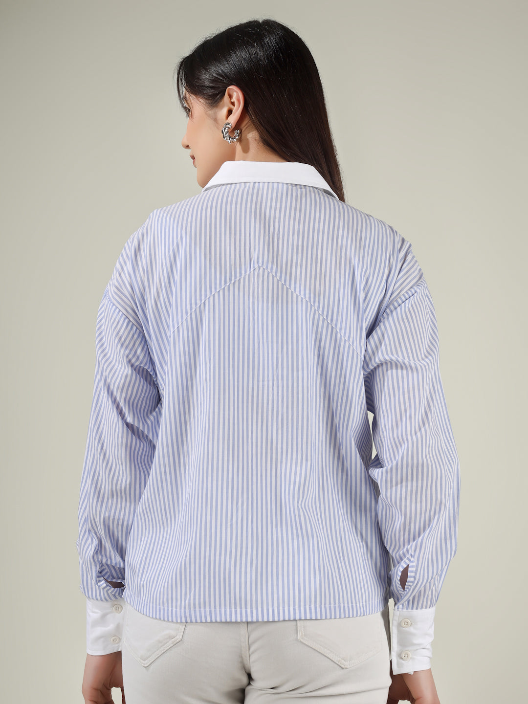 Andri Stripe Oversized Shirt