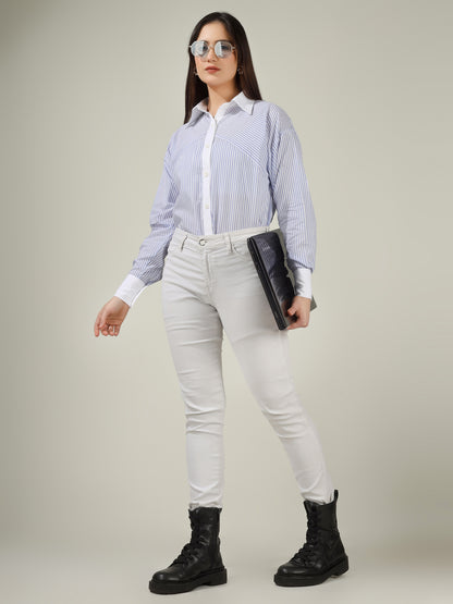 Andri Stripe Oversized Shirt